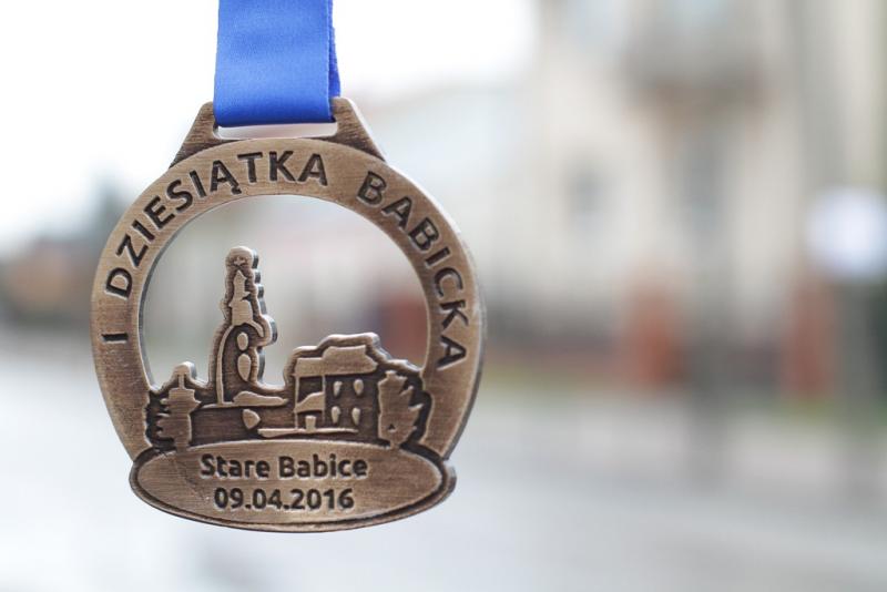 Medal biegu Dziesiątka Babicka
